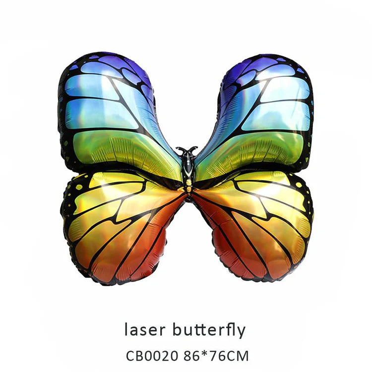 Laser Butterfly Foil Balloon MOQ 50pcs
