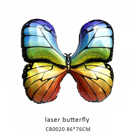 Laser Butterfly Foil Balloon MOQ 50pcs