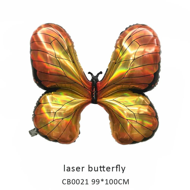 Laser Butterfly Foil Balloon MOQ 50pcs