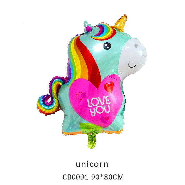 Laser Unicorn Foil Balloon MOQ 50pcs