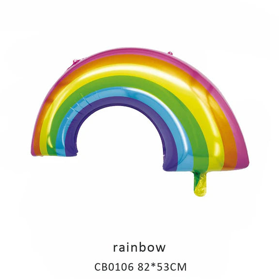 Rainbow Foil Balloon MOQ 50pcs