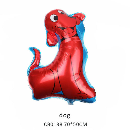 Red Dog and Bone Foil Balloon MOQ 50pcs