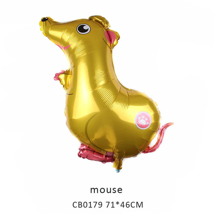 Lion/Mouse/Swan Foil Balloon MOQ 50pcs