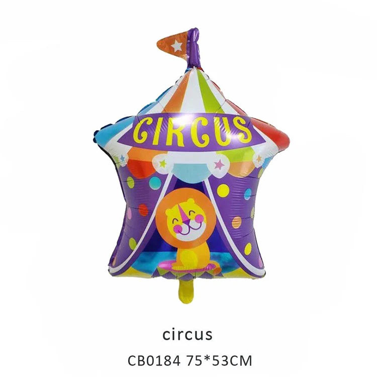 Animal Circus Foil Balloon MOQ 50pcs