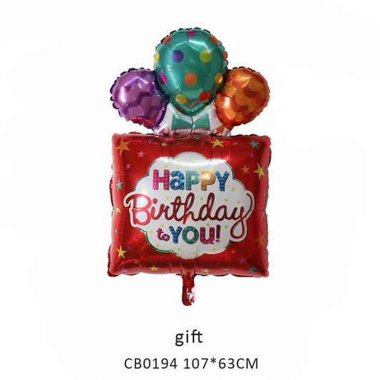 Happy Birthday Gift Foil Balloon MOQ 50pcs