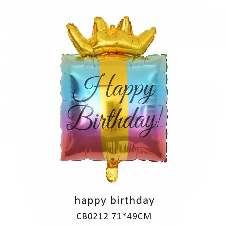 Happy Birthday Gift Foil Balloon MOQ 50pcs