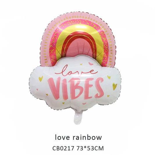 Love Vibes Foil Balloon MOQ 50pcs