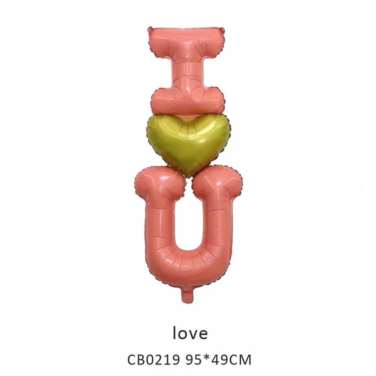 Love Vibes Foil Balloon MOQ 50pcs