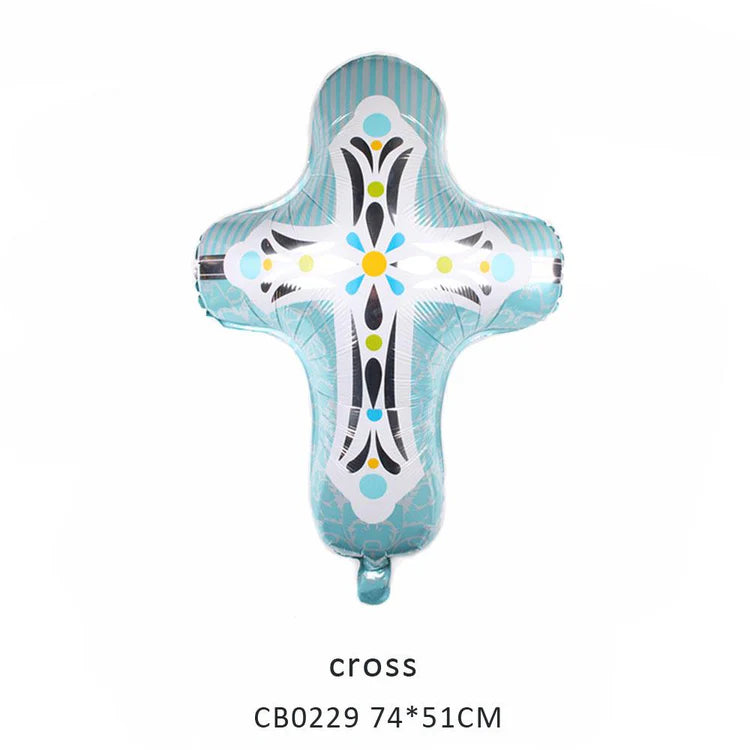 Cross Foil Balloon MOQ 50pcs