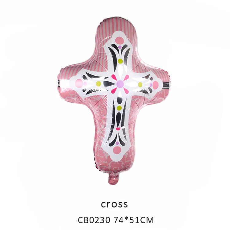 Cross Foil Balloon MOQ 50pcs