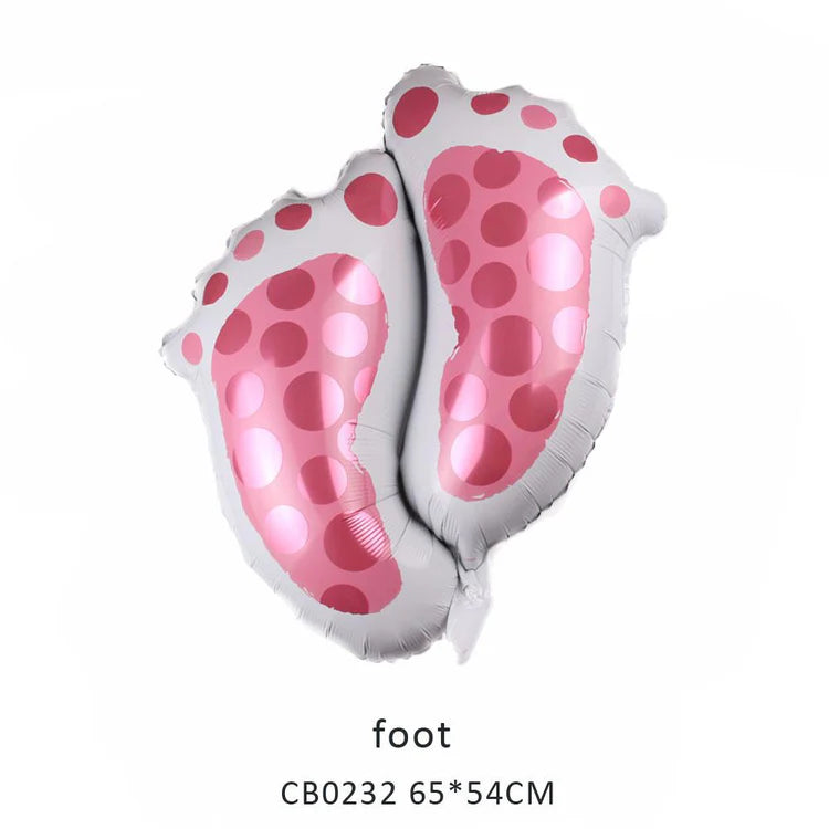 Baby Footprint Foil Balloon MOQ 50pcs