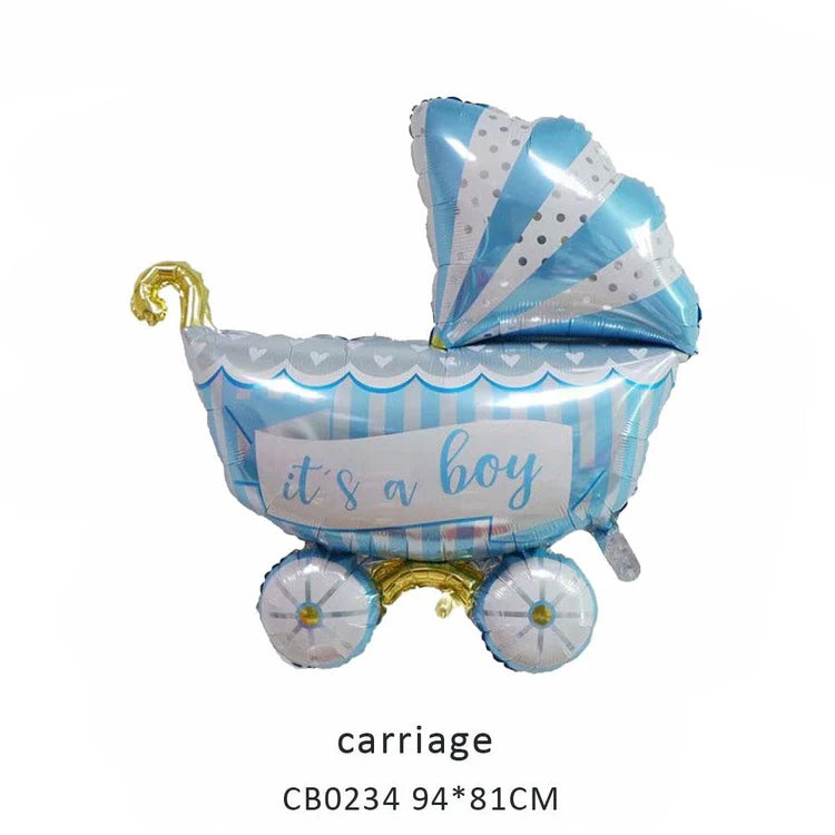 Baby Carriage Foil Balloon MOQ 50pcs