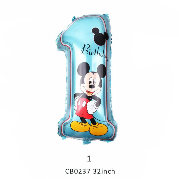 Mickey Minnie 1st Birthday Foil Balloon MOQ 50pcs