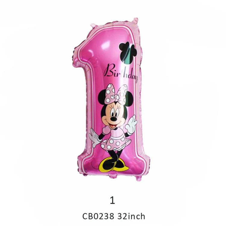 Mickey Minnie 1st Birthday Foil Balloon MOQ 50pcs