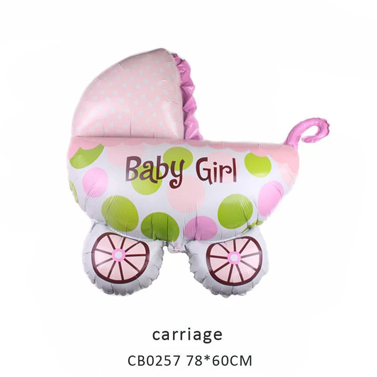 Baby Carriage Foil Balloon MOQ 50pcs