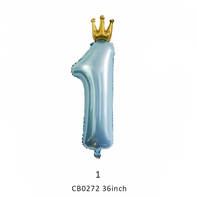 Number 1 Foil Balloon MOQ 50pcs