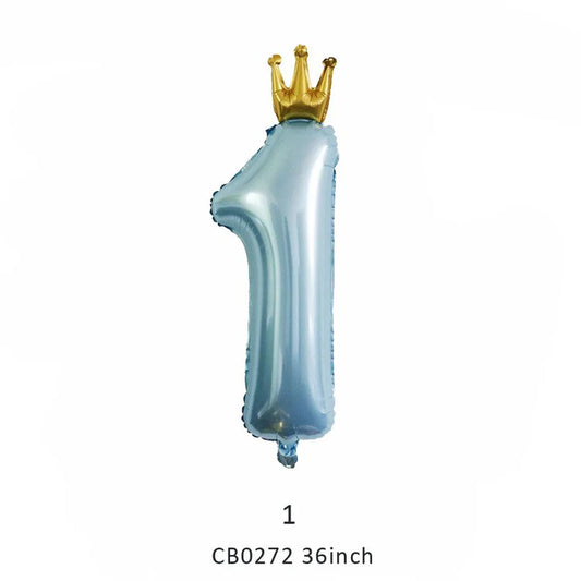 Number 1 Foil Balloon MOQ 50pcs