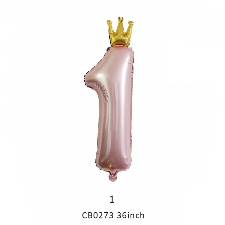 Number 1 Foil Balloon MOQ 50pcs