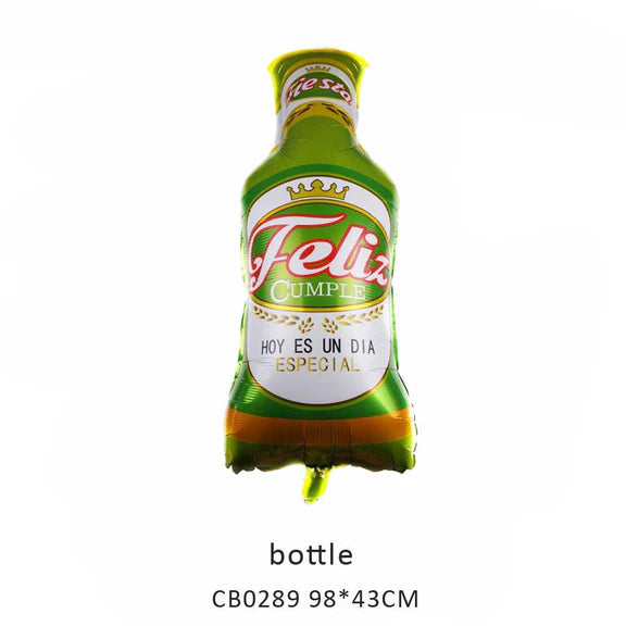 Bear Bottle Foil Balloon MOQ 50pcs