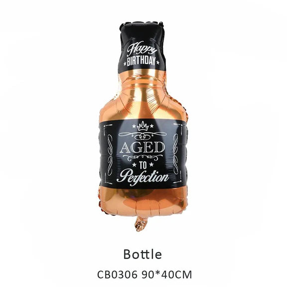 Bear Bottle Foil Balloon MOQ 50pcs