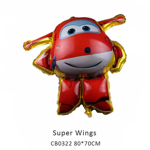 Super Wings Foil Balloon MOQ 50pcs