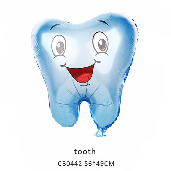 Tooth Foil Balloon MOQ 50pcs