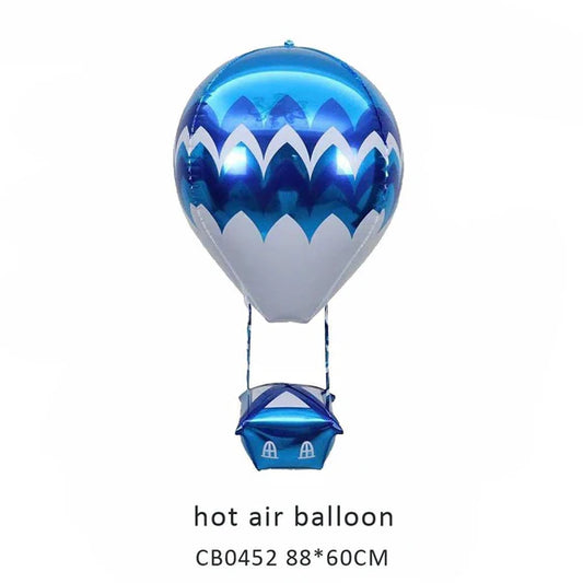 Round Hot Air Balloon Foil Balloon MOQ 50pcs