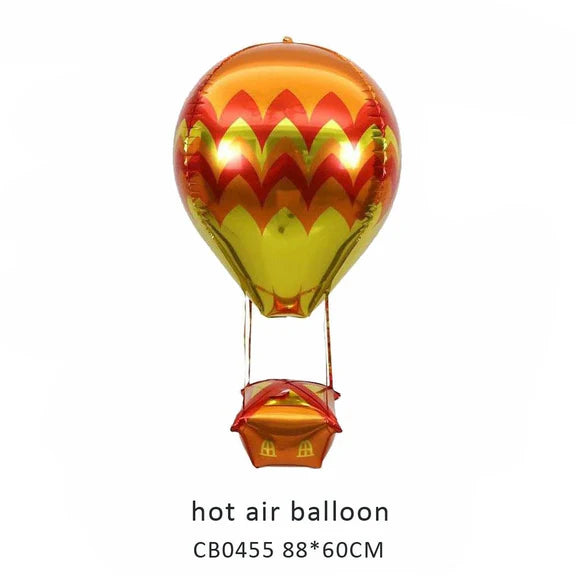 Round Hot Air Balloon Foil Balloon MOQ 50pcs