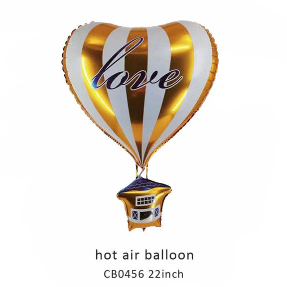 Hot Air Balloon Foil Balloon MOQ 50pcs