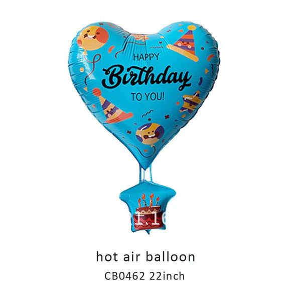 Hot Air Balloon Foil Balloon MOQ 50pcs