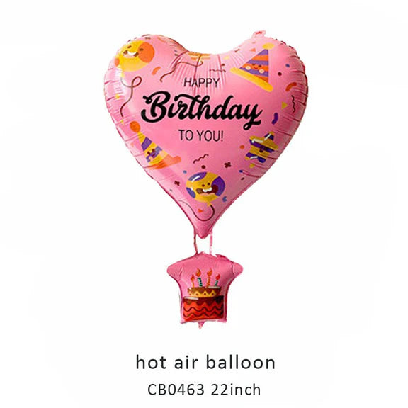 Hot Air Balloon Foil Balloon MOQ 50pcs