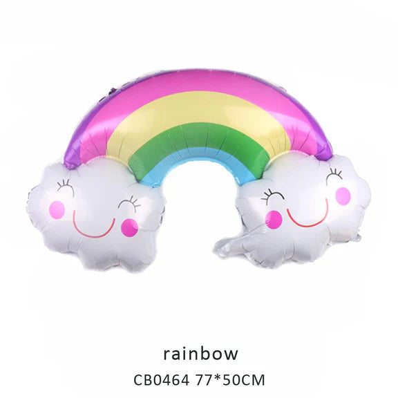 Rainbow Foil Balloon MOQ 50pcs