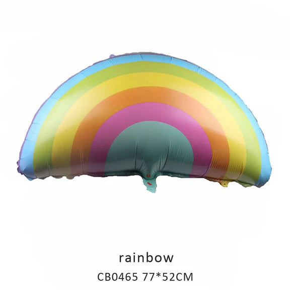 Rainbow Foil Balloon MOQ 50pcs