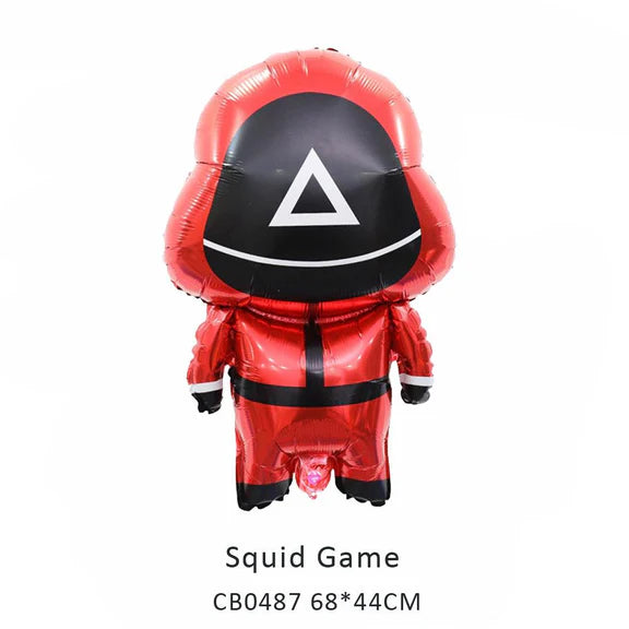 Squid Game Foil Balloon MOQ 50pcs