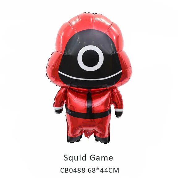 Squid Game Foil Balloon MOQ 50pcs