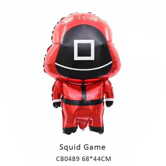 Squid Game Foil Balloon MOQ 50pcs