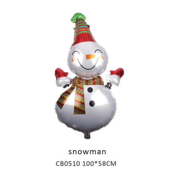 Christmas Snowman Foil Balloon MOQ 50pcs