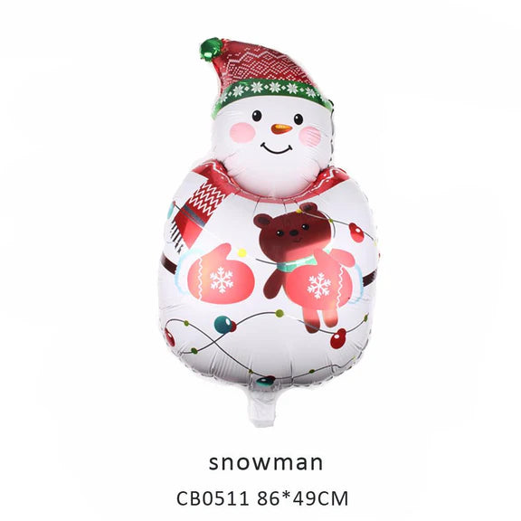 Christmas Snowman Foil Balloon MOQ 50pcs