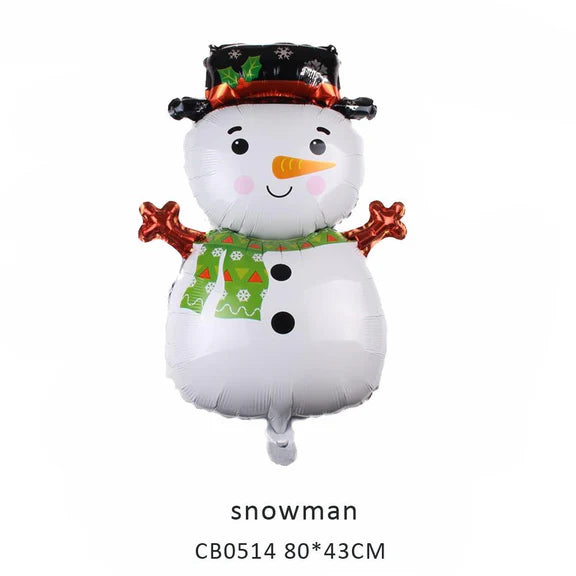 Christmas Snowman Foil Balloon MOQ 50pcs