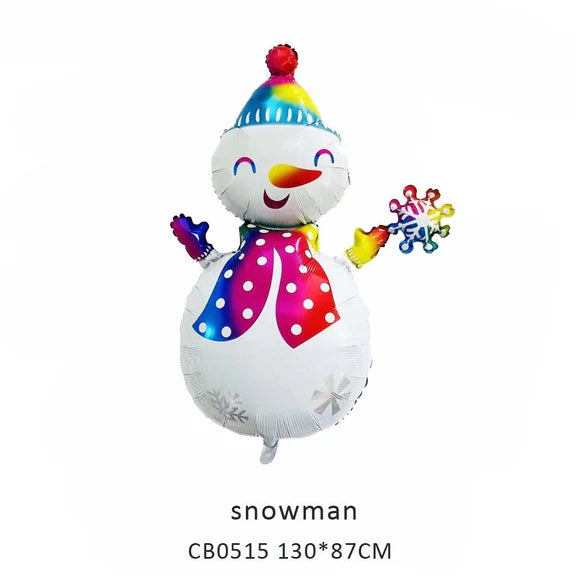 Christmas Snowman Foil Balloon MOQ 50pcs