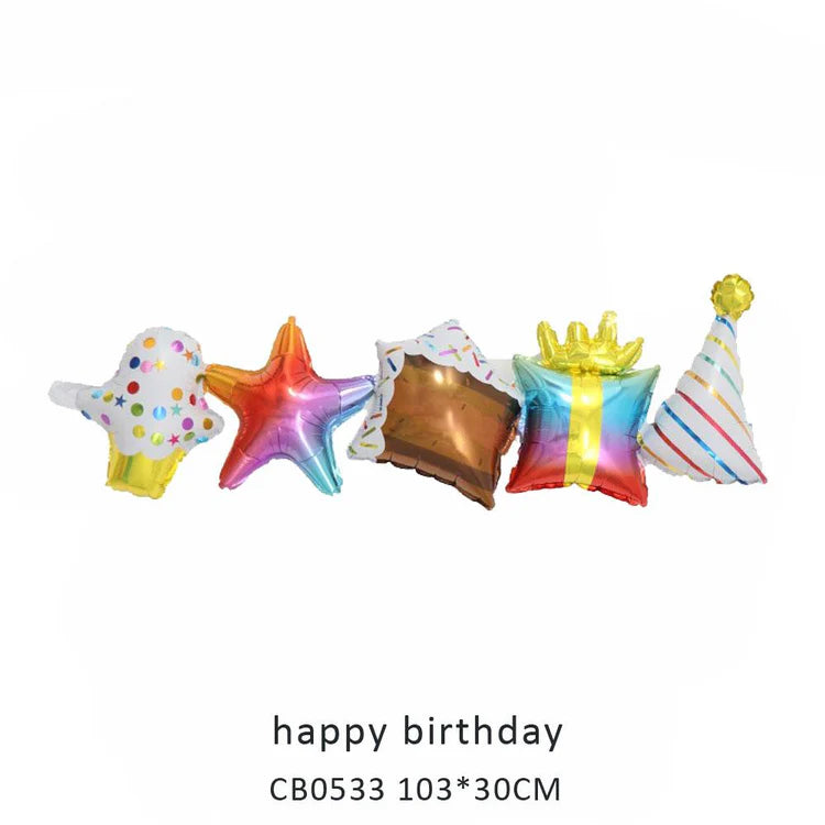 Happy Birthday Foil Balloon MOQ 50pcs