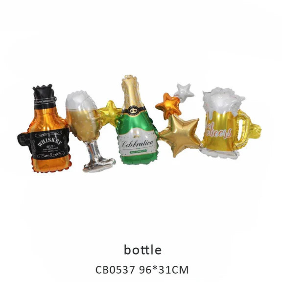 Bear Bottle Foil Balloon MOQ 50pcs
