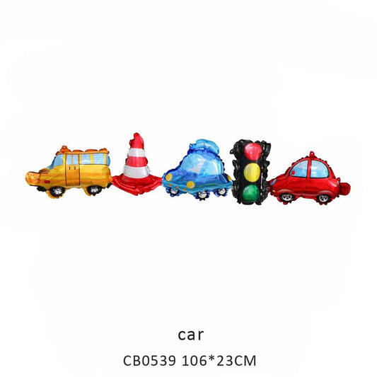 3D Car and Traffic Light Foil Balloon MOQ 50 pcs