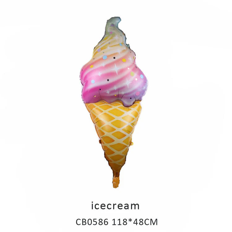 Ice Cream Foil Balloon MOQ 50pcs
