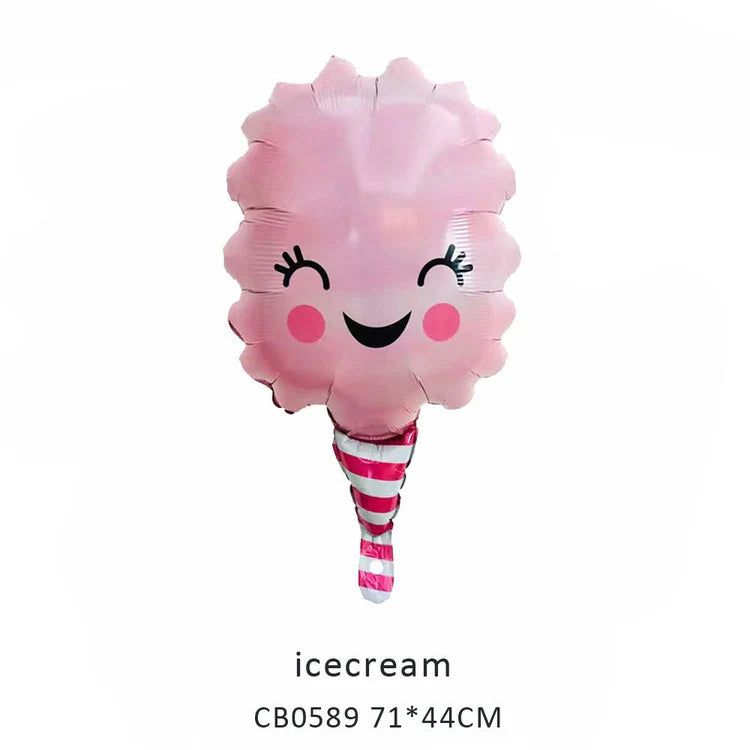 Ice Cream Foil Balloon MOQ 50pcs