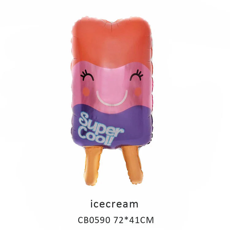 Ice Cream Foil Balloon MOQ 50pcs