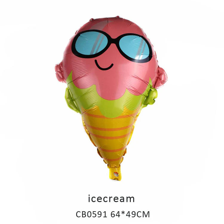 Ice Cream Foil Balloon MOQ 50pcs