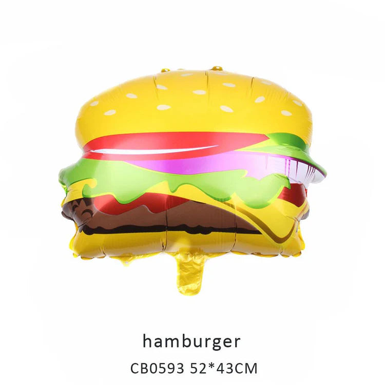 Fast Food Foil Balloon MOQ 50pcs