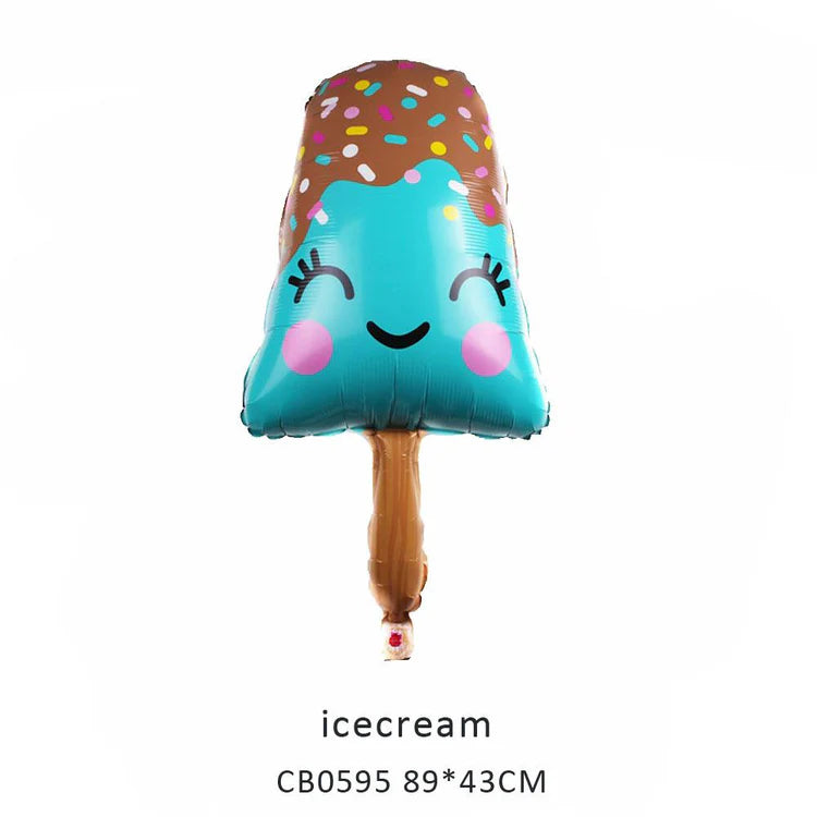 Ice Cream Foil Balloon MOQ 50pcs