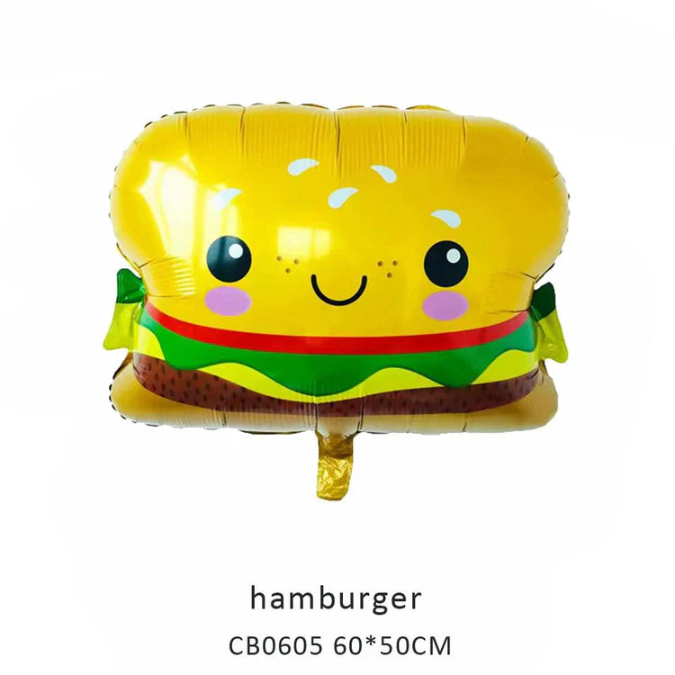 Fast Food Foil Balloon MOQ 50pcs